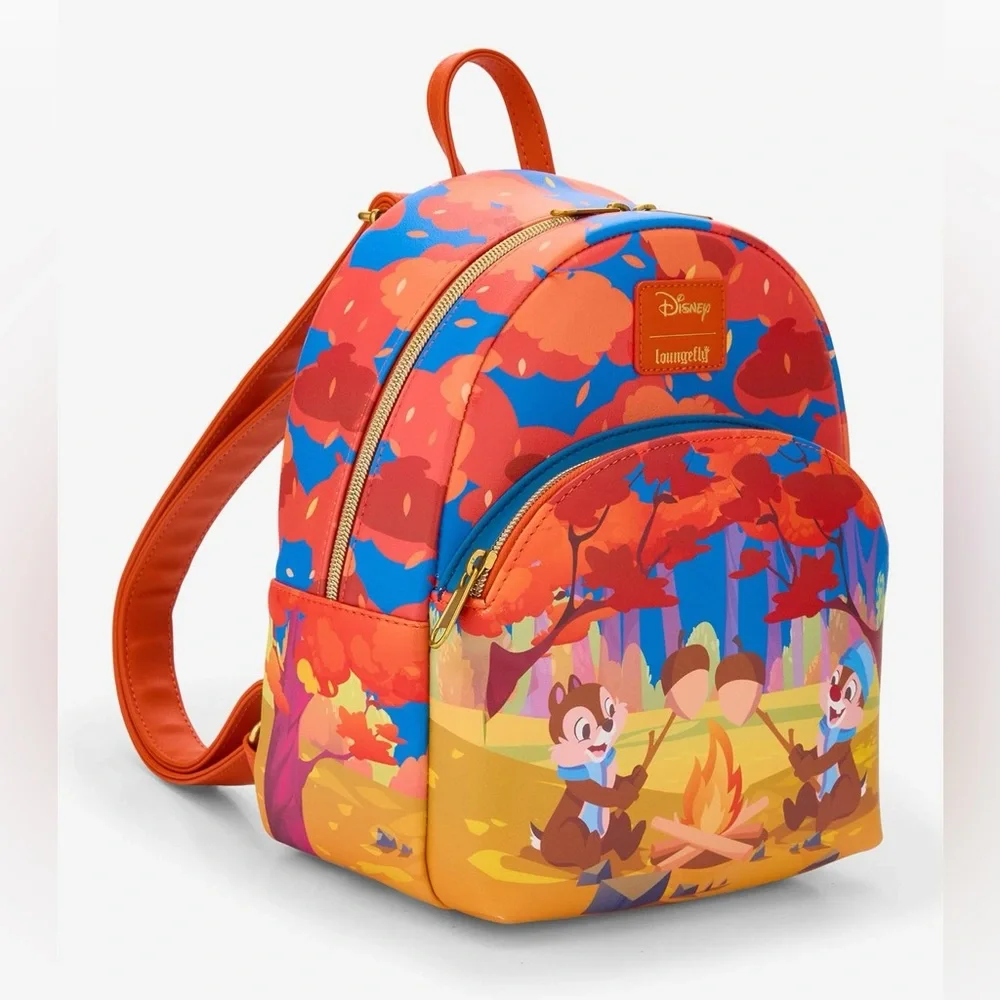 Loungefly Disney Chip 'N' Dale Campfire Mini Backpack